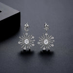 Moonlight Drop Earrings | Silver