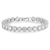 Tennis bracelet, diamond bracelet, swarovski bracelet, silver bracelet, wedding bracelet