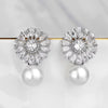 Silver earrings, pearl earrings, going out earrings, wedding earrings, drop earrings, party earrings, silver pearl earrings, pearl earrings, bridal earrings, statement earrings
