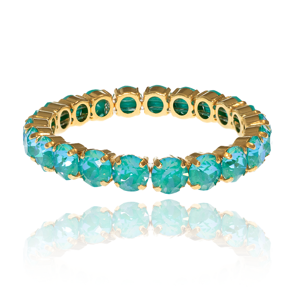 Blue bracelet, gold bracelet, wedding bracelet, swarovski bracelet