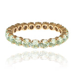 Green bracelet, swarovski bracelet, gold bracelet, emerald bracelet