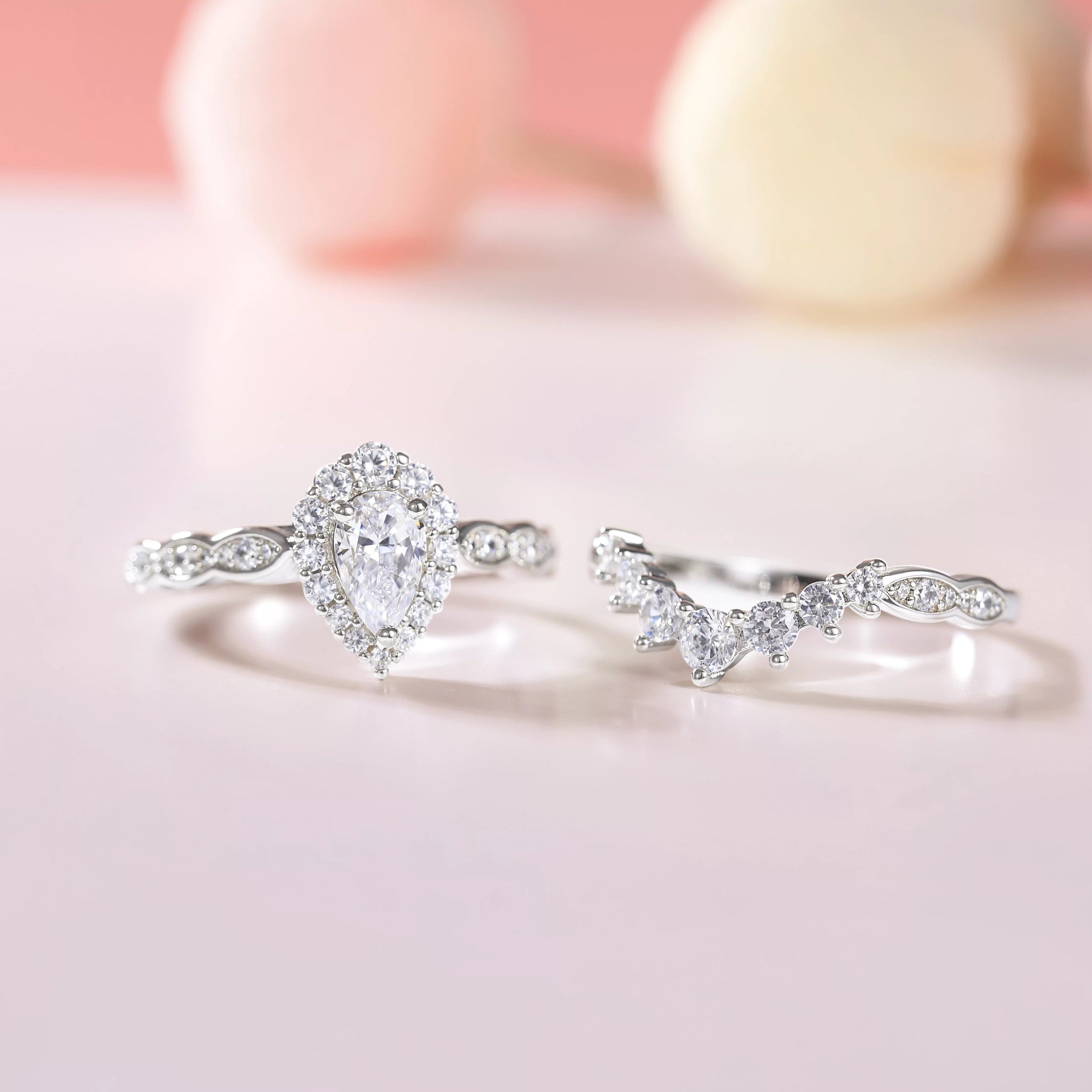 Silver ring, stacking ring, ring set, engagement ring, wedding ring, cocktail ring, ring set silver, silver ring for women
