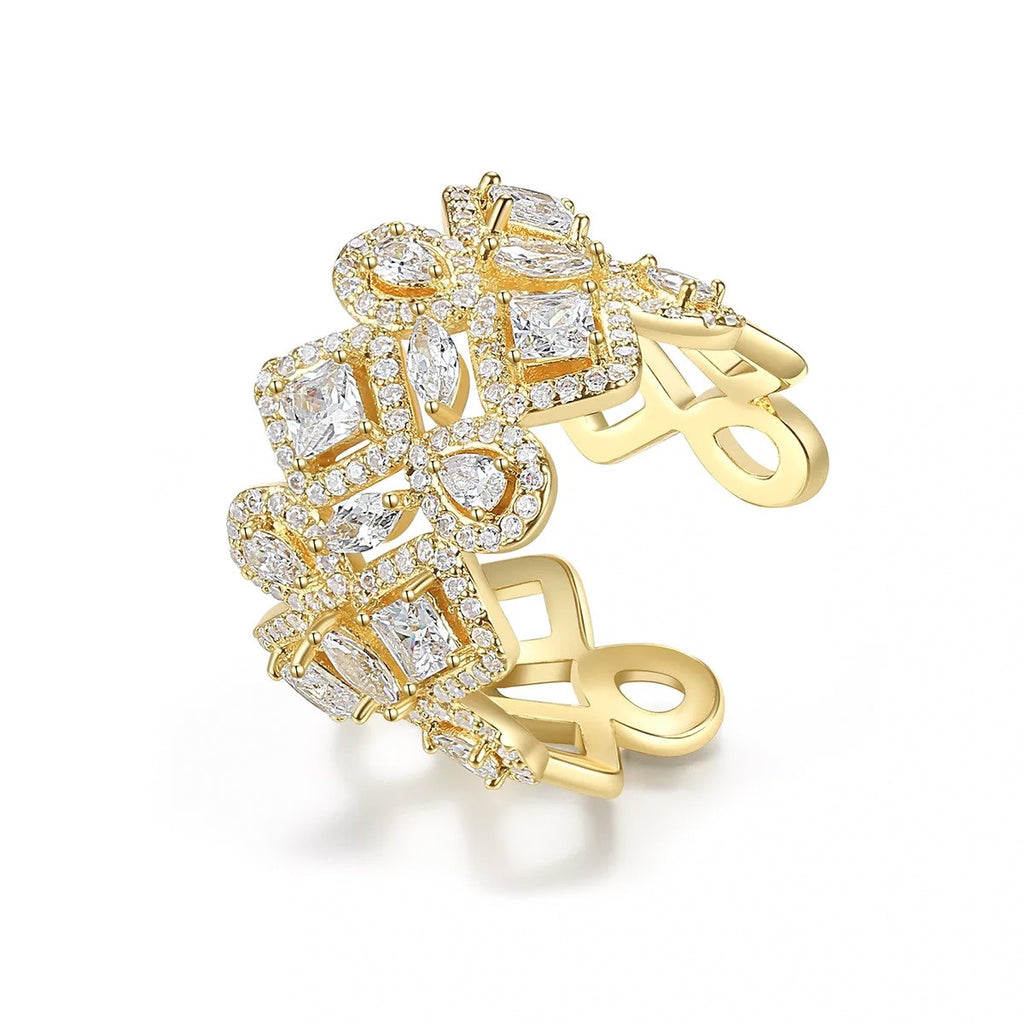 Gold ring, ring set, ring duo, stacking rings, wedding ring, engagement ring, statement ring, cocktail ring