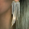 Statement earrings, party earrings, silver earrings, drop earrings, wedding earrings, going out earrings, sparkling earrings