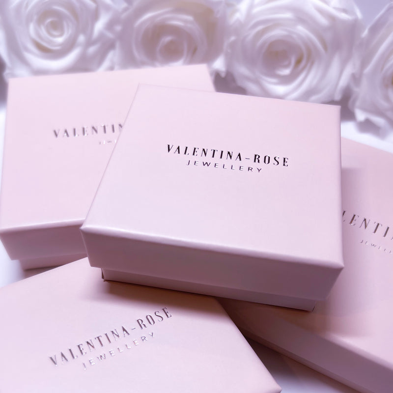 Loveheart Crystal Hoop Earrings | Rose Gold | Blush Pink