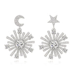 Moonlight Drop Earrings | Silver